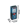 Bosch GLM 40 lézeres távolságmérő (0601072900)