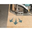 Kép 9/11 - Makita HS004GM201  körfűrész 40Vmax XGT Li-ion BL 190mm  2x4,0Ah