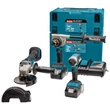 Kép 1/4 - Makita DLX3155TJ gépszett 18V LXT Li-ion BL DDF486+DGA504+DTD153+2x5,0Ah