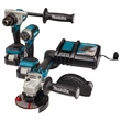Kép 3/4 - Makita DLX3155TJ gépszett 18V LXT Li-ion BL DDF486+DGA504+DTD153+2x5,0Ah