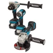 Kép 2/4 - Makita DLX3155TJ gépszett 18V LXT Li-ion BL DDF486+DGA504+DTD153+2x5,0Ah