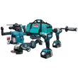 Kép 1/3 - Makita DLX4155TX1  gépszett 18V LXT Li-ion BL  DDF486+DGA504+DHR243+DTD153+DX07 2x5,0Ah táskában