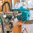 Kép 3/5 - Makita DLS211ZU gérvágó 2x18V LXT Li-Ion BL AWS 305mm dual DXT Z + adapter