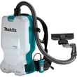 Kép 1/9 - Makita DVC660Z  háti porszívó 2x18V LXT Li-ion BL 11kPa 6L HEPA