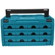 Kép 1/6 - Makita P-84327  MAKPAC 12 fiókos doboz