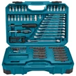 Kép 1/7 - Makita E-10883 szerszámkészlet műanyag kofferben 221 részes 1/2"