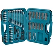 Kép 3/7 - Makita E-10883 szerszámkészlet műanyag kofferben 221 részes 1/2"