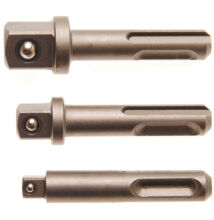 BGS-8214 Adapterkészlet | SDS - 6,3 mm (1/4"), 10 mm (3/8"), 12,5 mm (1/2") | 3 darabos