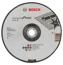 Bosch darabolótárcsa, 230x1,9mm hajlított, Standard for Inox (2608601514)