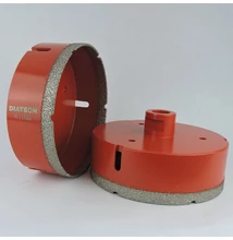 Piros gyémántfúró ∅115 mm M14 sarokcsiszolóhoz