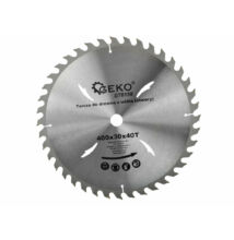 Geko G78156 vídia betétes körfűrészlap fához zajcsillapítással 400x30x40T