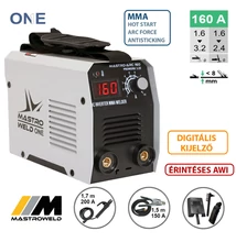 Mastroweld ARC-160 hegesztő inverter (MMA)