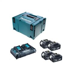 Makita 197626-8 akku szett 4x5,0Ah + DC18RD + MAKPAC 