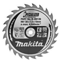 Makita B-09139 körfűrészlap akkus 136x10mm Z24