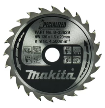 Makita B-33629 körfűrészlap akkus FA 136x20 mm Z24