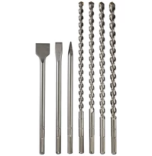 Makita D-40571 SDS-Max véső és fúrókészlet 1*hegyes, 2*lapos 400mm standard + 18,20,22,25x540mm