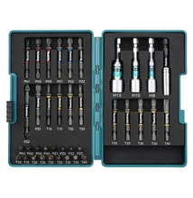 Makita E-26179 1/4" Impact Premier bitkészlet, 38 részes, műanyag dobozban