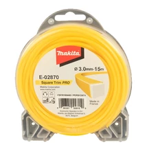 Makita E-02870 damil szögletes "squareTRIM PRO" 3,0mm x 15m