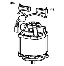 Makita GB00000148 motor és tekercs komplett DLM330-hoz