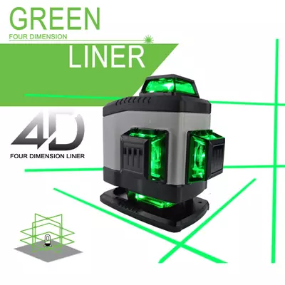 GREEN LINER 4D Vonallézer ZÖLD, kofferben (4x360°) (4D)