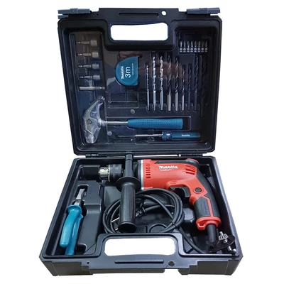 Makita M8100 ütvefúró 26 darabos tartozékkészlettel 430W 13mm 