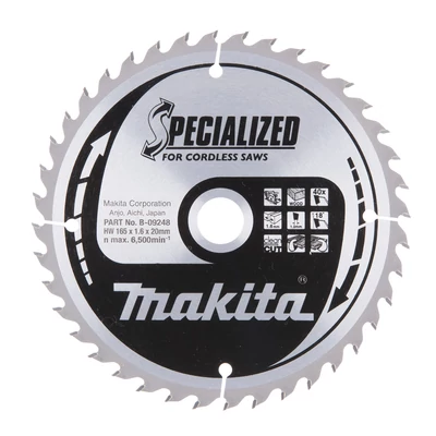 Makita B-32960 körfűrészlap akkus 165x20mm Z40