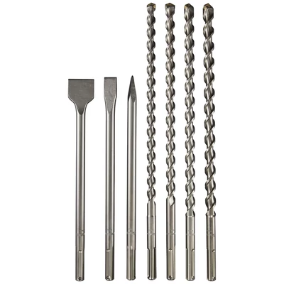 Makita D-40571 SDS-Max véső és fúrókészlet 1*hegyes, 2*lapos 400mm standard + 18,20,22,25x540mm