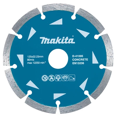 Makita D-41595 125mm gyémánttárcsa szegmentált LONG-LIFE