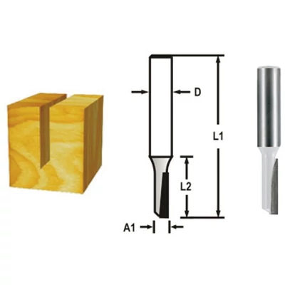 Makita D-47466   nútmaró kés, befogó: 6 átmérő: 10 munkahossz: 25,4