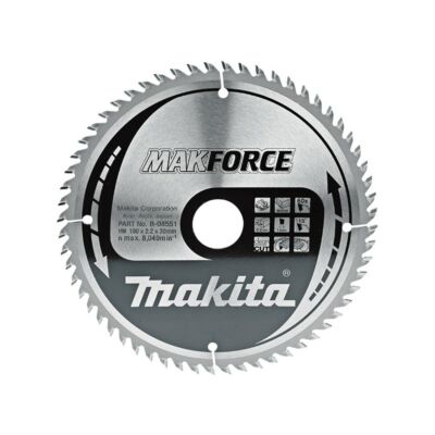 Makita B-08486 MakForce  körfűrészlap 190x30mm Z40