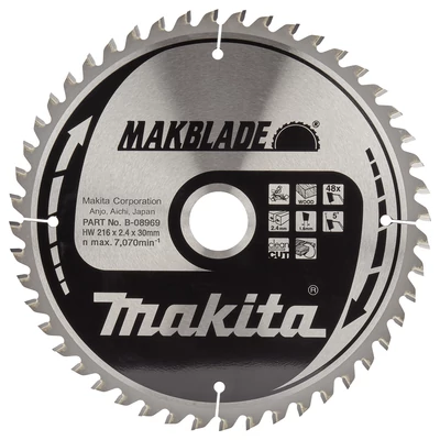 Makita B-08969  körfűrészlap Makblade 216/30mm Z48