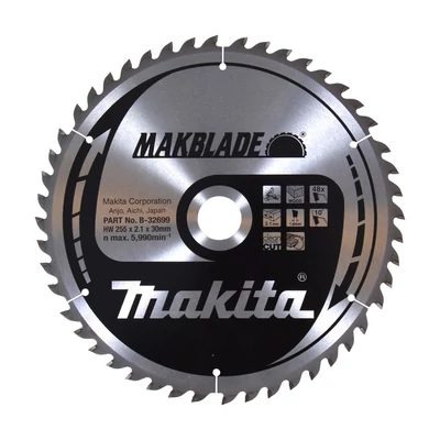 Makita B-32699 körfűrészlap Makblade 255x30 mm Z48