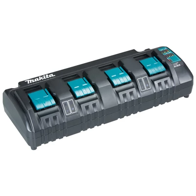 Makita DC18SF akkumulátor töltő 14,4V-18V Li-ion LXT NÉGY PORTOS (196426-3)