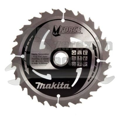 Makita B-08056  Mforce körfűrésztárcsa 190x30mm Z24