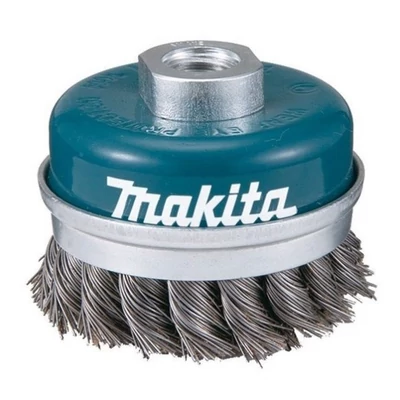 Makita D-29290 fazék drótkefe sodrott, erősített 100mm M14