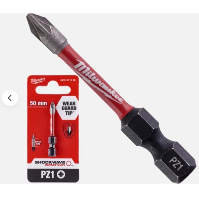 Milwaukee Shockwave bit PZ1 50 mm (4932471566)