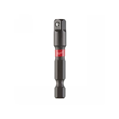 Milwaukee gépi dugókulcs adapter 1/4" Hex -> 1/4" négyszög Shockwave(4932471826)
