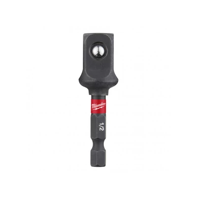 Milwaukee Shockwave Dugókulcs adapter 1/4" Hex - 1/2" Négyszög 50mm (4932478803)